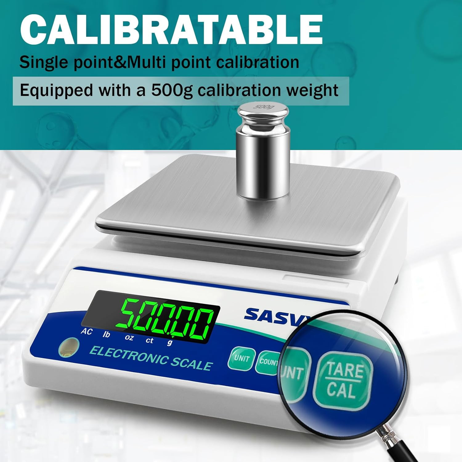 Lab Scale 5000G X 0.01G Scientific Scale G/Oz/Ct/Lb High Precision Digital Elect