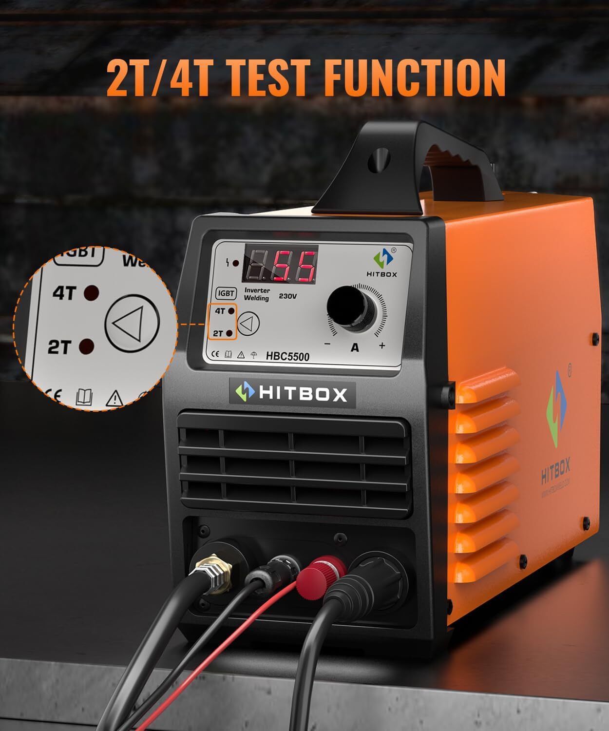 Plasma Cutter 55A HF Non-Touch Pilot Arc Plasma Cutting Machine 110V 220V Hitbox