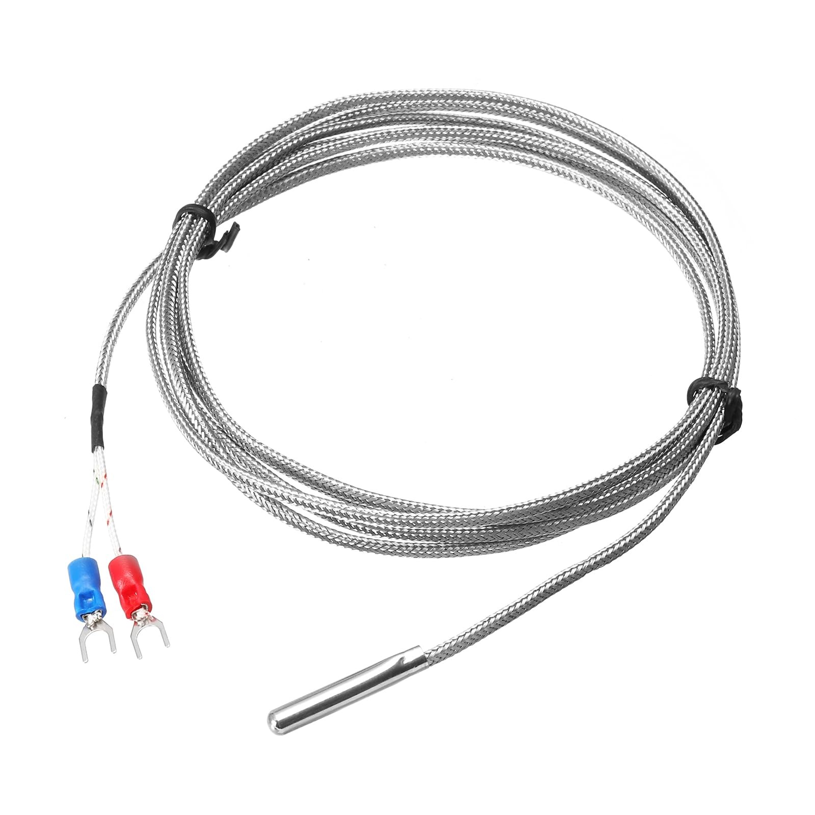 MECCANIXITY E Type Thermocouple Temperature Sensor Probe 4x30mm 6.6ft Wire 0…