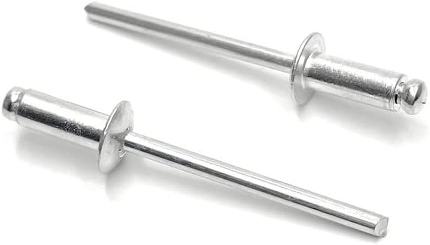 100Pcs 5/32″ X 3/8″ Aluminum Blind Rivets, 4 X 10Mm Pop Rivets, Pack of 100 (Sil