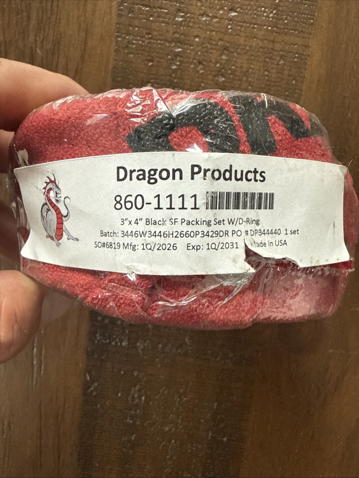 NEW Dragon 860-1111 Packing, Soft, 1067, 600S/1000S, 3.00″