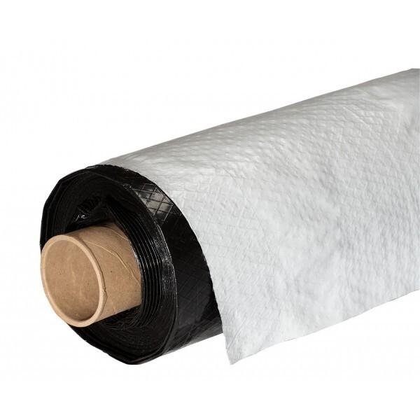 Dura Skrim – 8mil – String Reinforced Black/White Crawl Vapor Barrier
