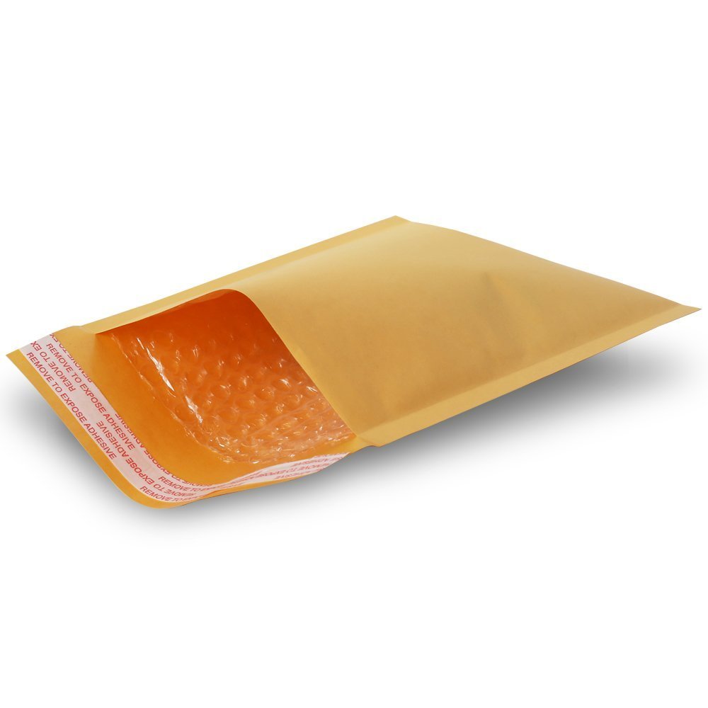 ProLine 100 #0 Extra Wide CD DVD Kraft Bubble Shipping Mailers Envelopes 6.5×10