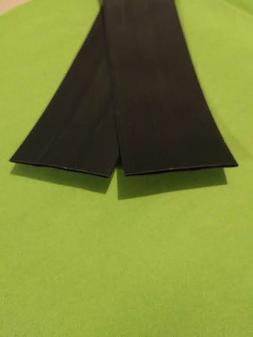 5/8″ inch 15.9mm BLACK 2:1 heat shrink tubing polyolefin (1FOOT)