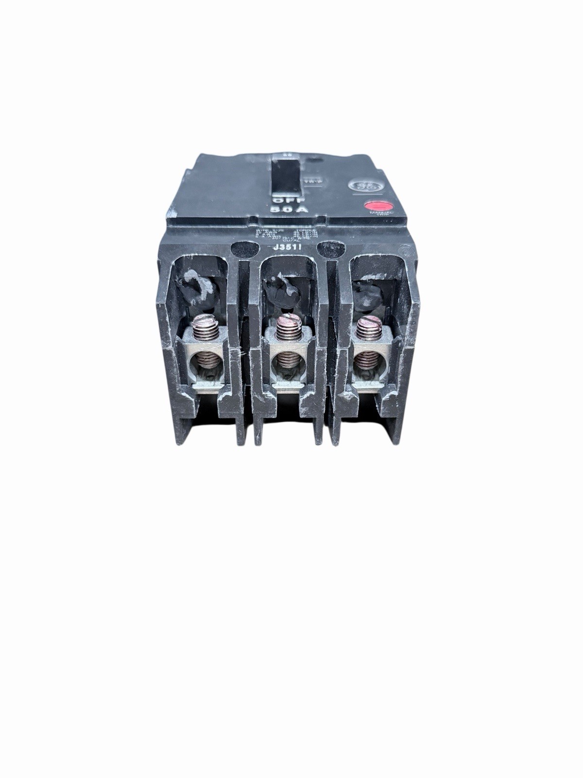 GE TEY350 50A 480Y/277V 3 Pole Circuit Breaker Q-Line Bolt-On