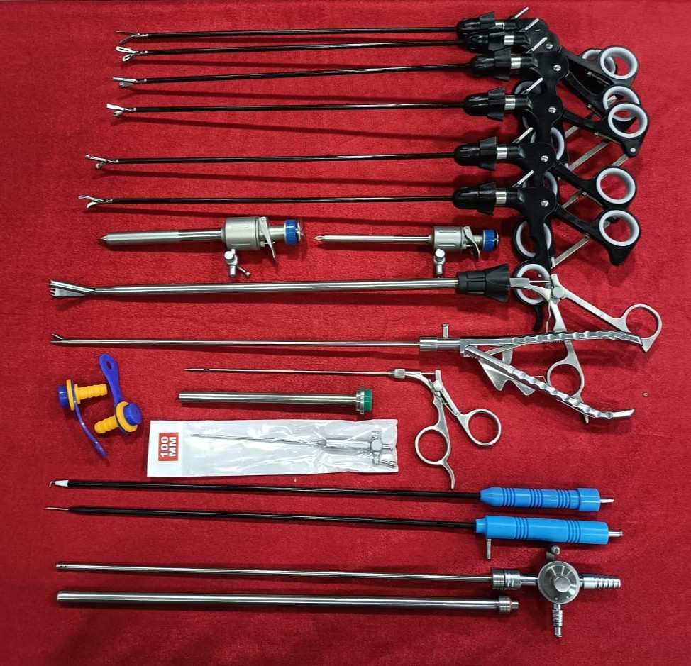 18nos – Laparoscopic Surgery Set SS High Quality Reusable Instruments