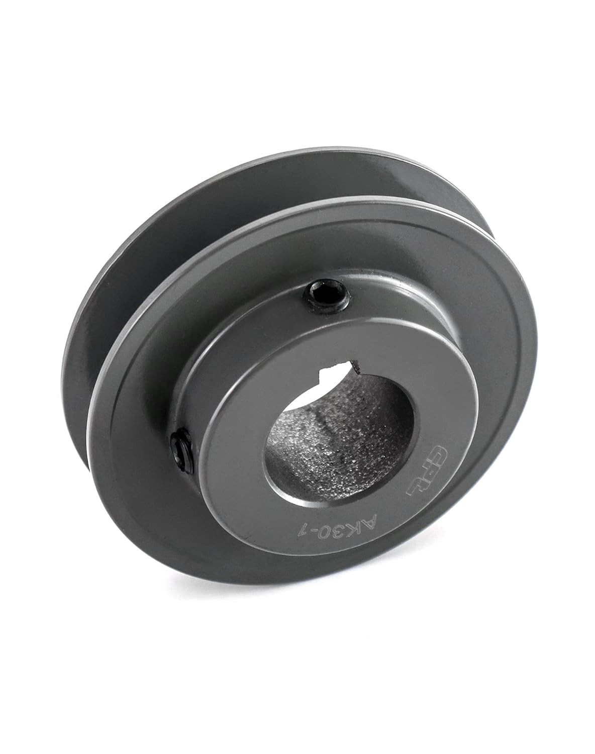 AK301 Single Groove V-Belt Sheave 3.05in OD 1in Bore Cast Iron Pulley Drive Part