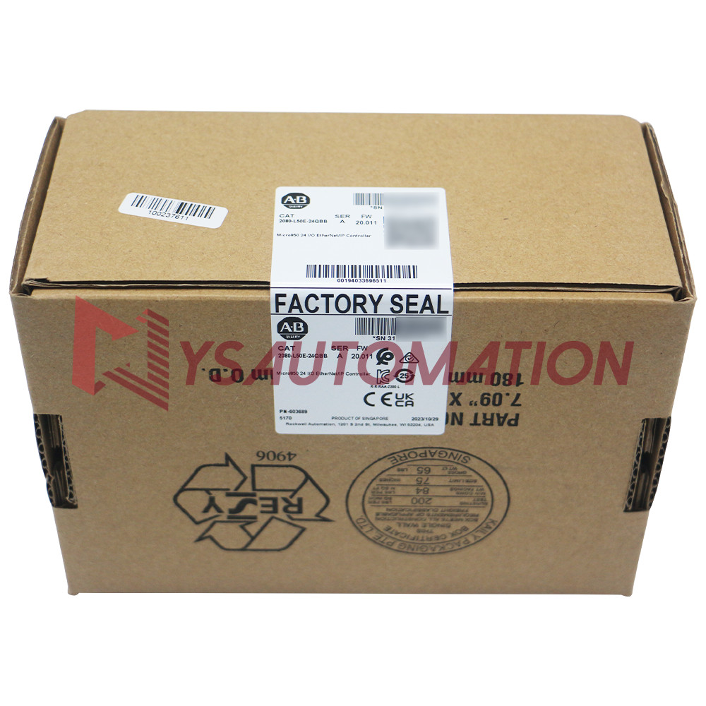 Allen Bradley 2080-L50E-24QBB Micro850 24 I/O EtherNet/IP Controller Sealed New