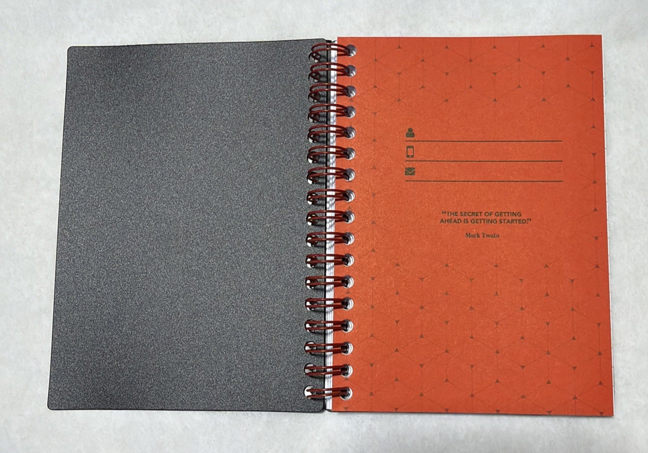 Black n Red Premium Business Notebook Optik Paper 140 Ruled Pages