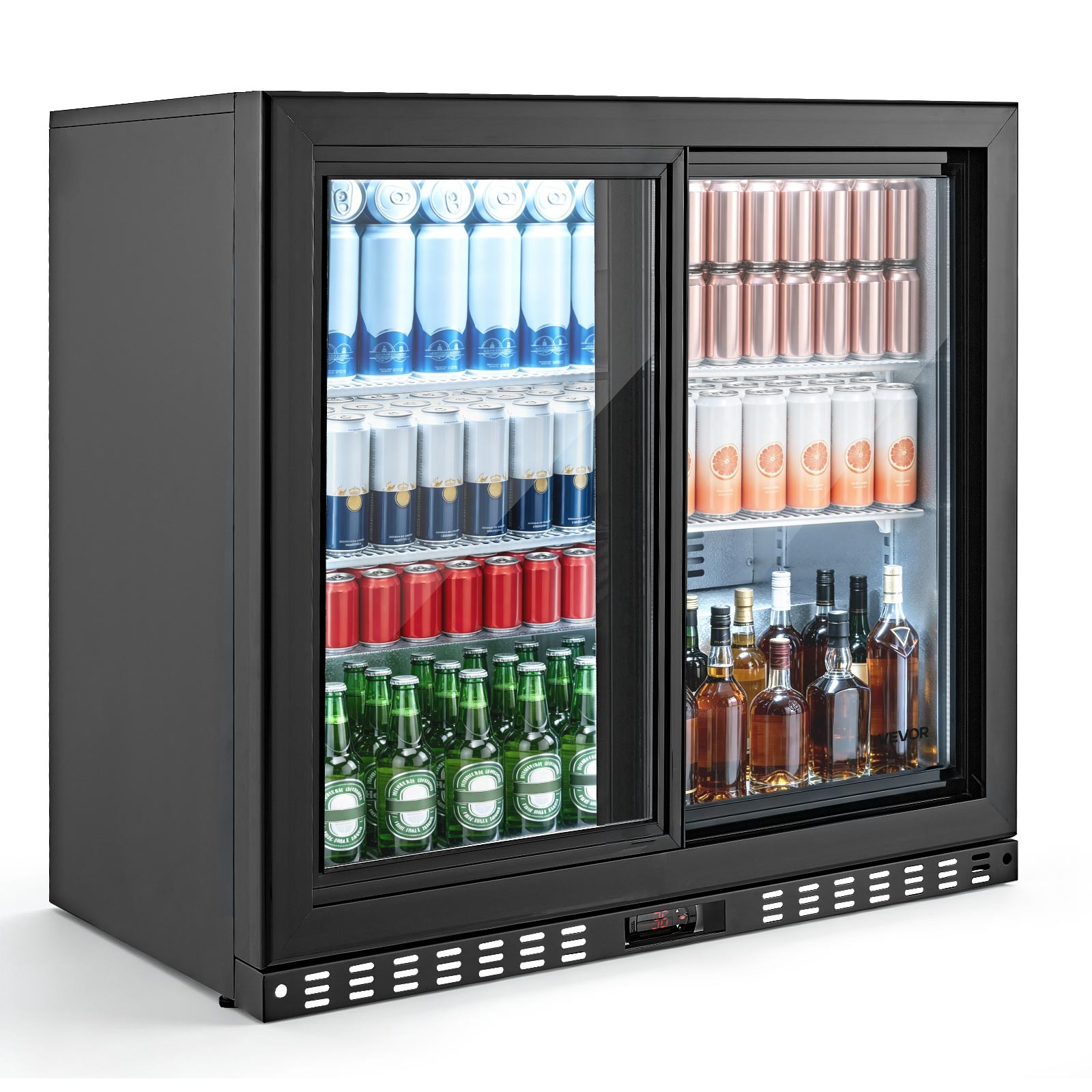 VEVOR 7.4 Cu.Ft Back Bar Cooler Commercial Beverage Refrigerator Under Counter