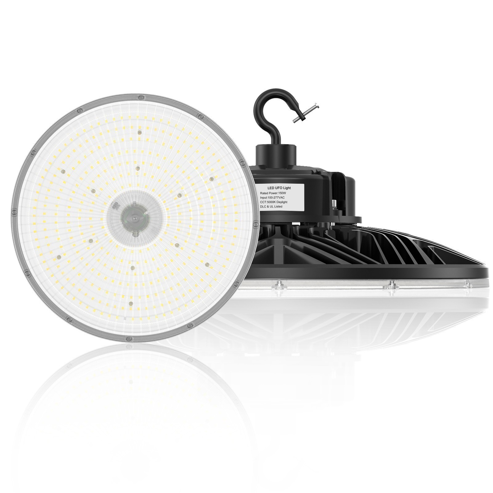 KUKUPPO LED High Bay Light 150W (Eqv. to 650W HPS/MH) Warehouse Commercial Light