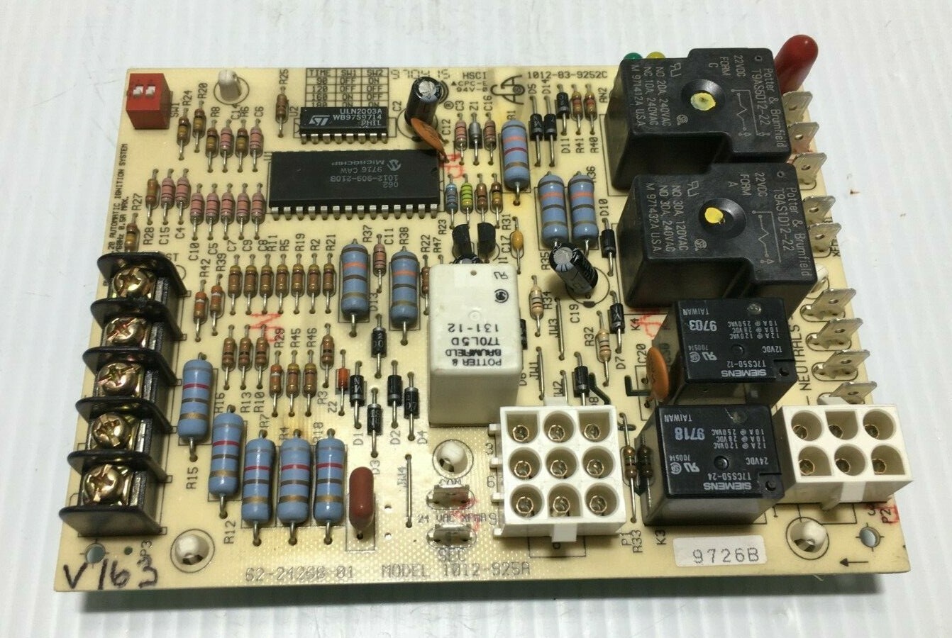 Rheem Ruud 62-24268-01 Furnace Control Circuit Board 1012-925A #V163