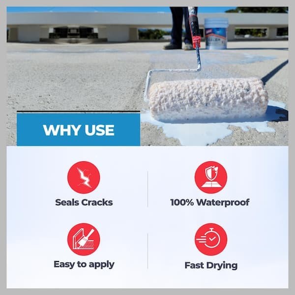 Lanco Roof Primer & Sealer AS-210 5 Gal.100% Acrylic Clear Constant Flexibility