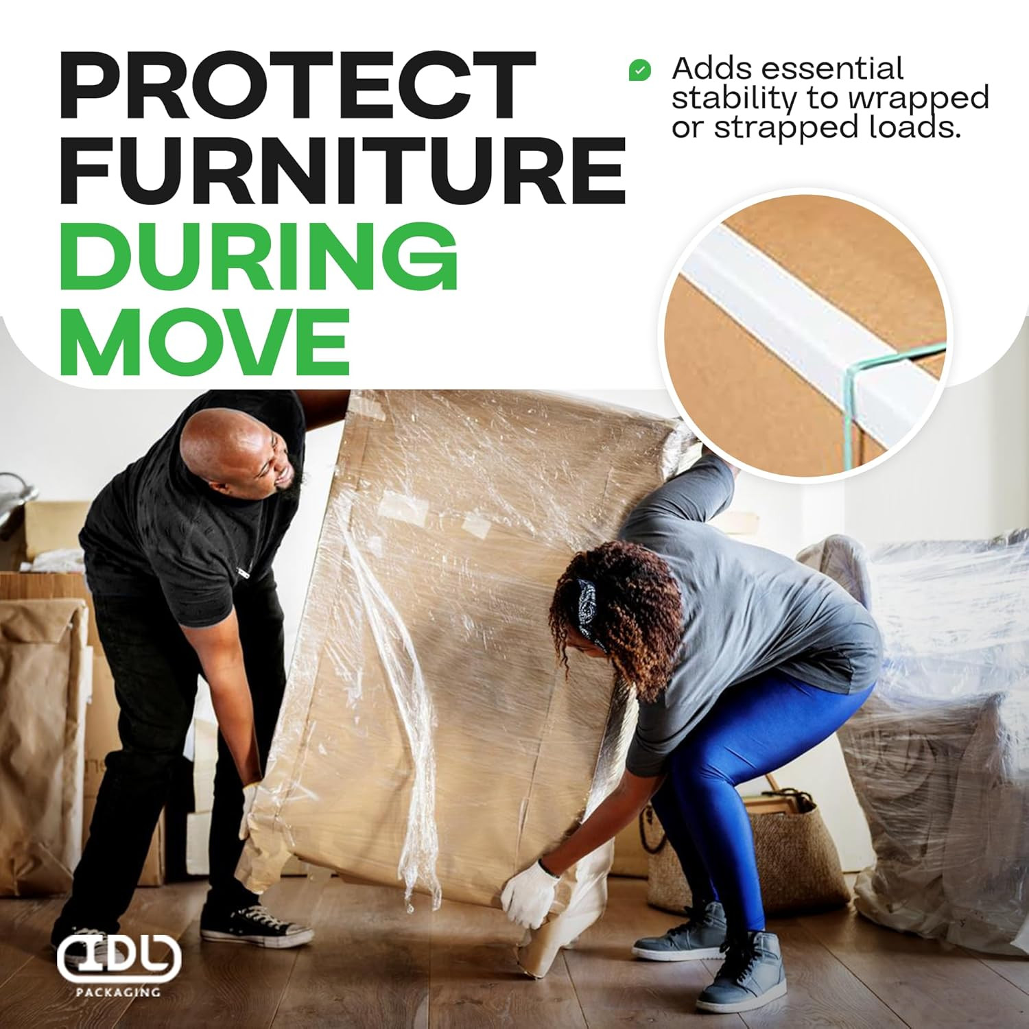 2” X 2” X 36” Cardboard Edge Protector (Pack of 200) – Corner Protectors for Shi