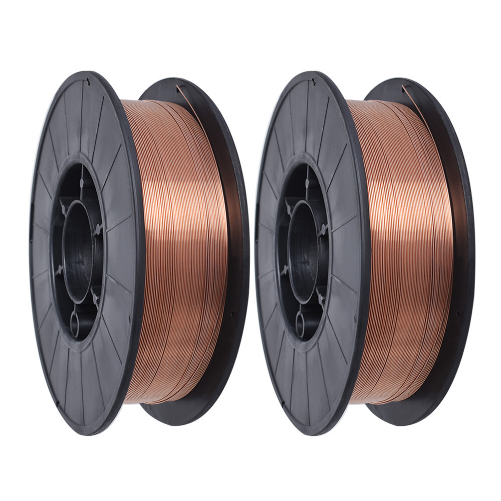 11-lb Roll ER70S-6 .030″ (0.8mm) Mild Steel MIG Welding Wire 2Pack