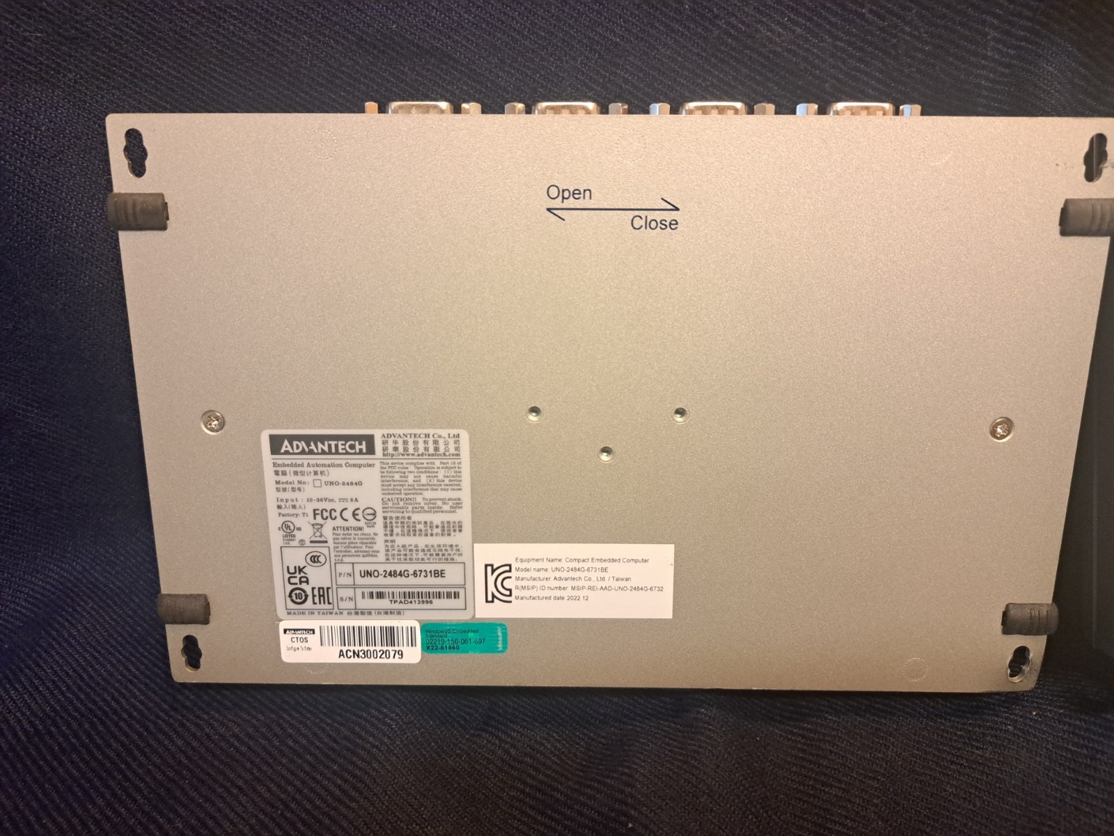 Advantech UNO-2484G i7-6600U 2.6GHz w/ 4xGbE, 1 x mPCIe, HDMI, DP