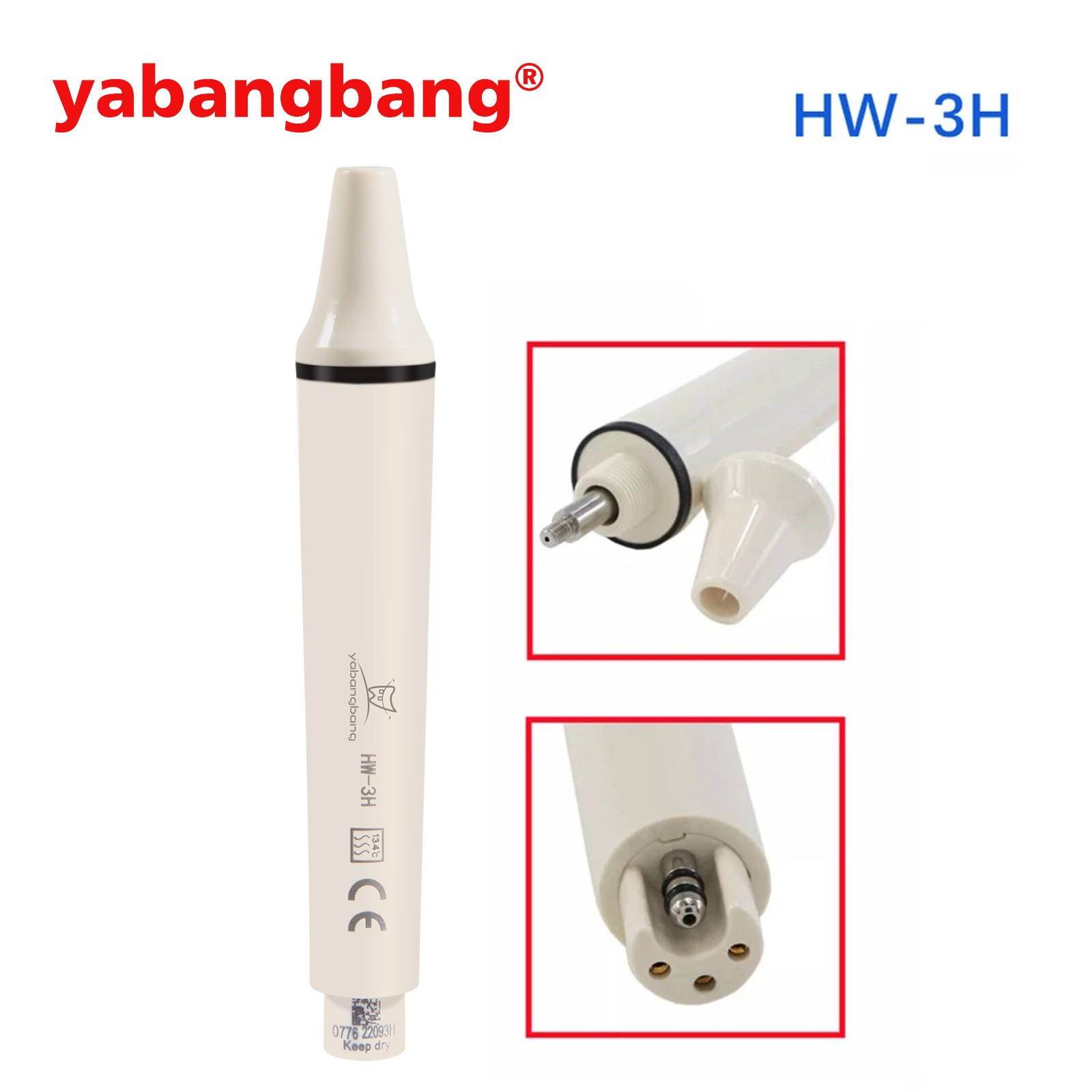Dental Piezo Ultrasonic Scaler Handpiece fits EMS WOODPECKER Cavitron 135℃ HW-3H