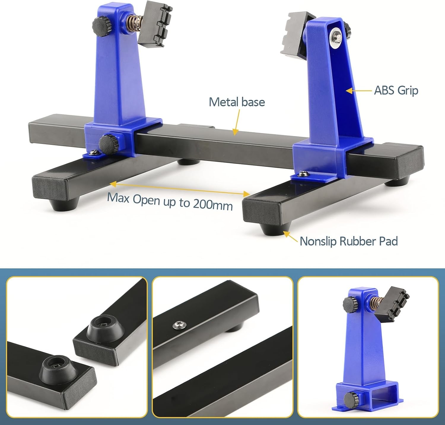 Professional PCB Fixture Metal Base Circuit Board Holder for Precise Electronics