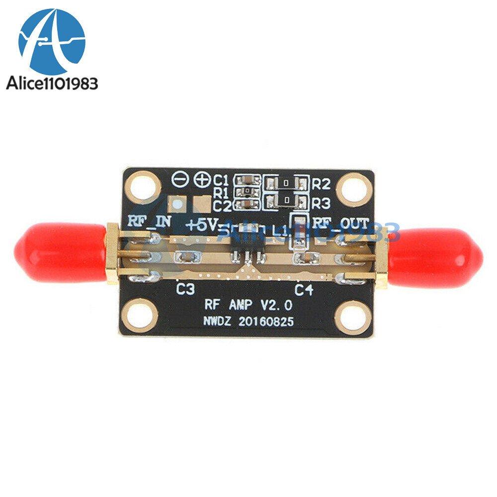 1-10PCS Low Noise LNA 0.05-4G NF=0.6dB RF amplifier FM HF VHF/UHF Ham Radio