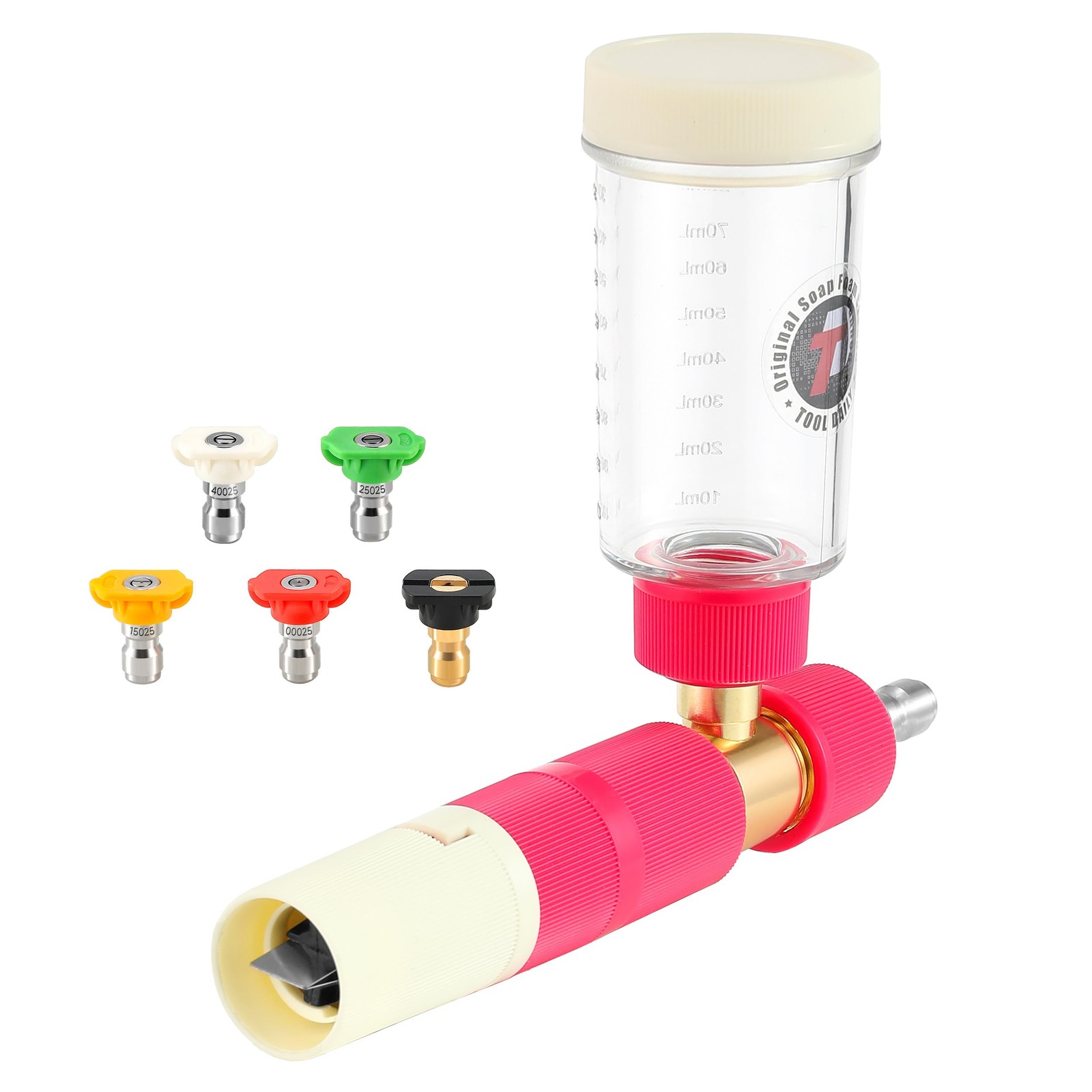 Tool Daily Foam Cannon for Pressure Washer, Original Soap Car Pink