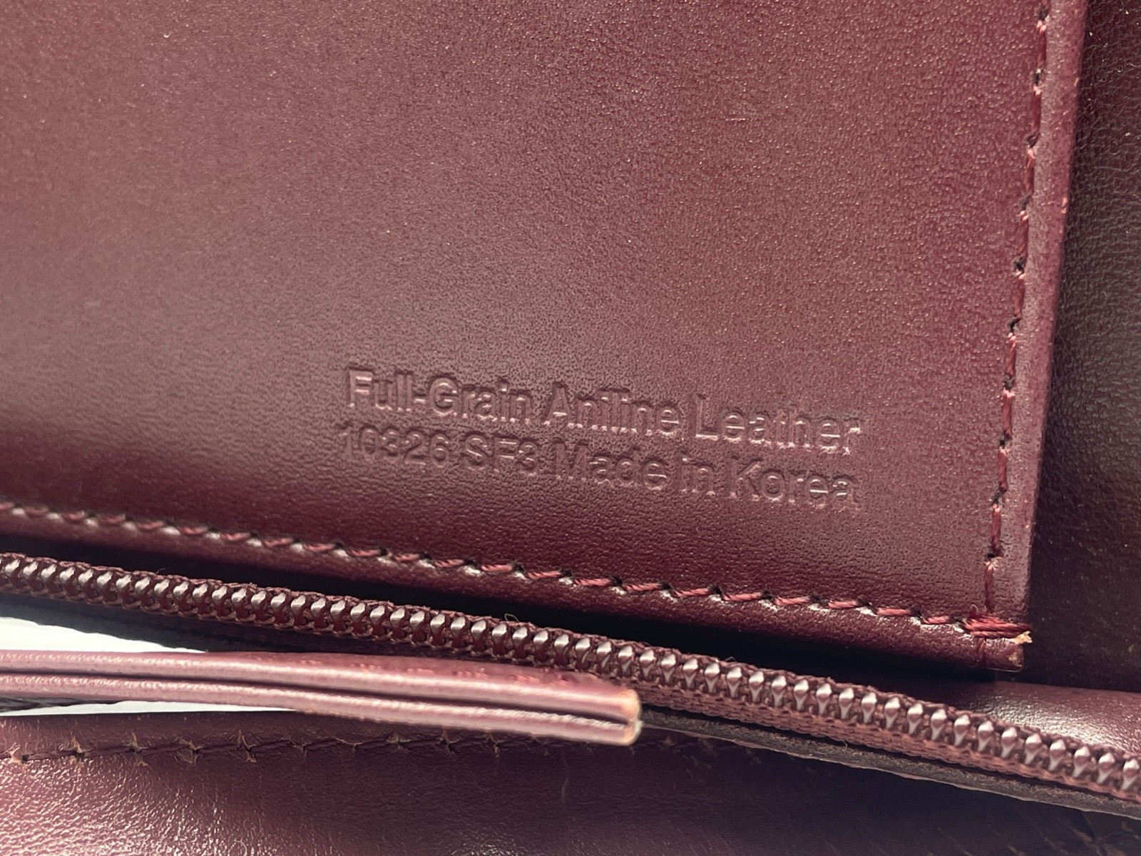Vtg Franklin Quest Burgundy Leather Crossbody Bag Zip Binder 7-Ring two handled