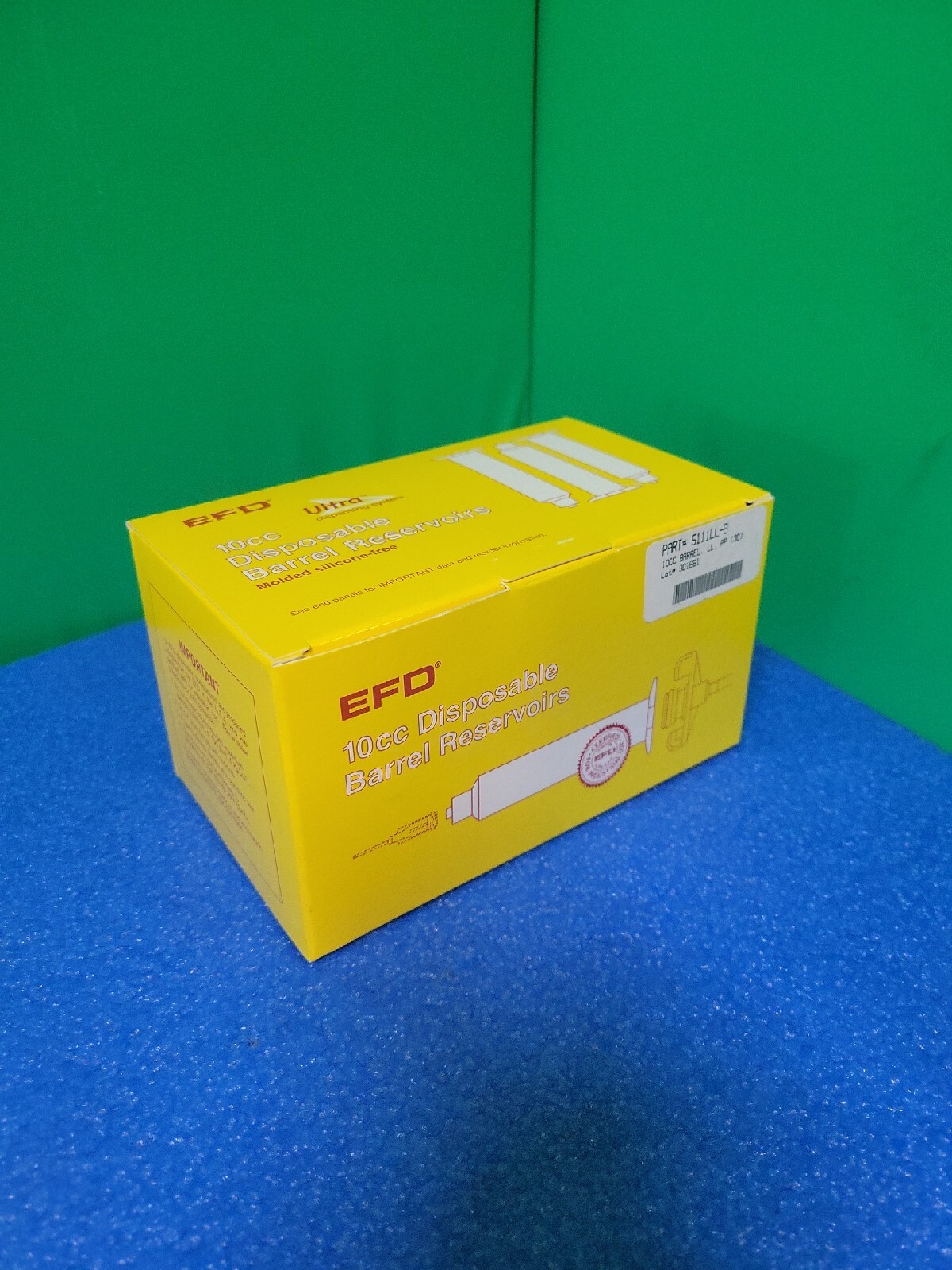 EFD 5111LL-B 10cc Disposable Barrel Reservoir – Silicone Free | NEW Box of 30