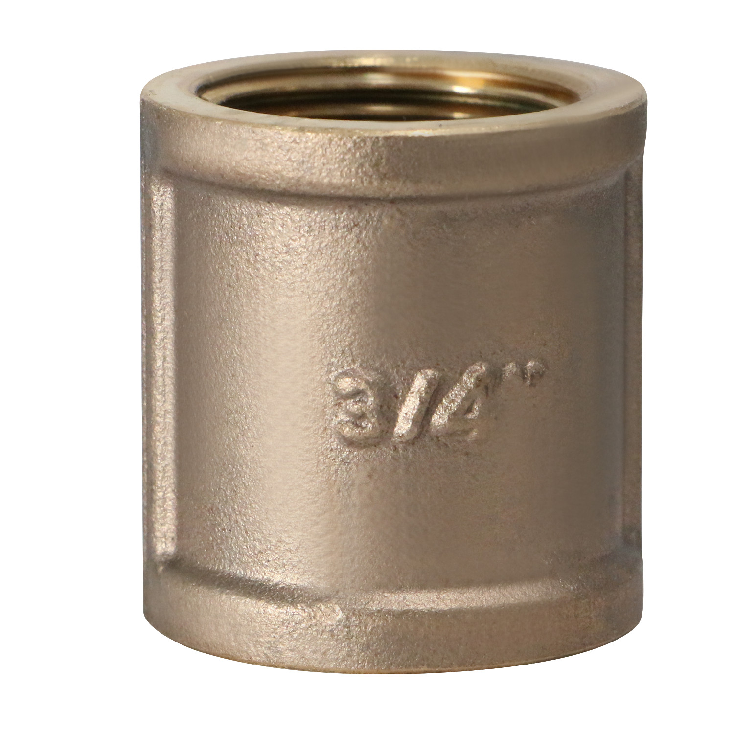 10 Pcs XFITTING 3/4″ FIP x 3/4″ FIP Coupling, Female NPT Brass Coupling