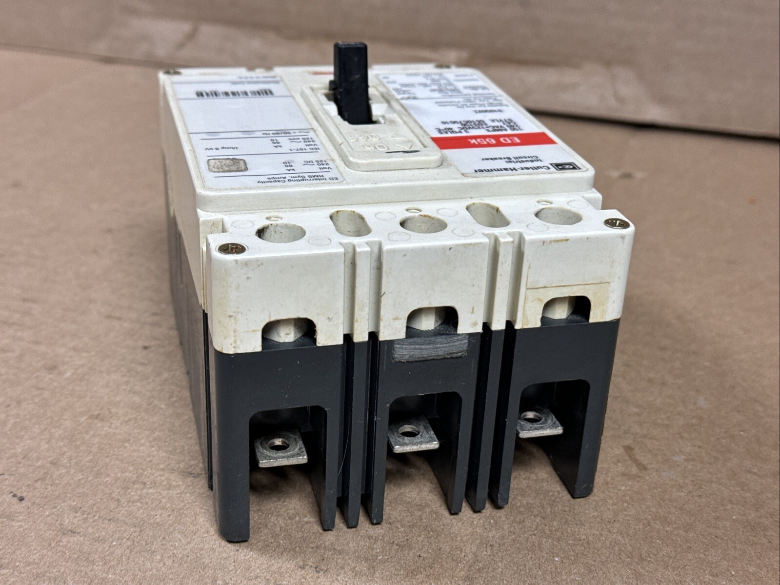 Cutler Hammer ED3150 150A Circuit Breaker 150 Amp 3 Pole 240V ED 65K FAST SHIP