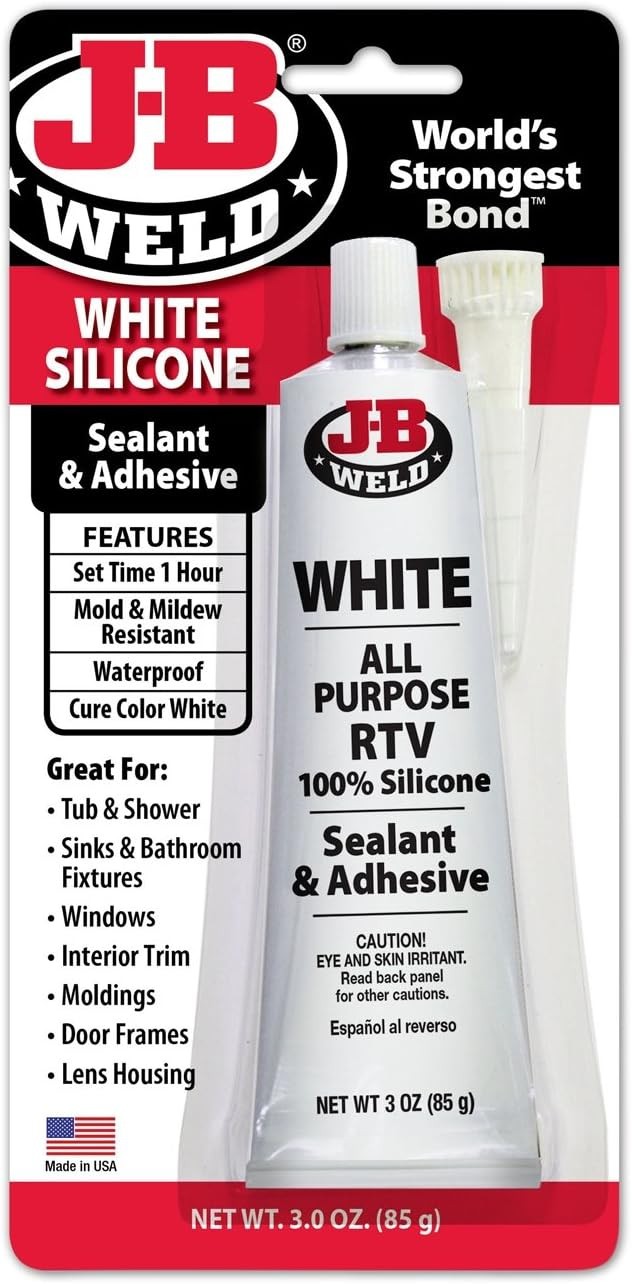 J-B Weld 32329 Ultimate Black RTV Silicone Gasket Maker and Sealant – 3 oz. – Bl