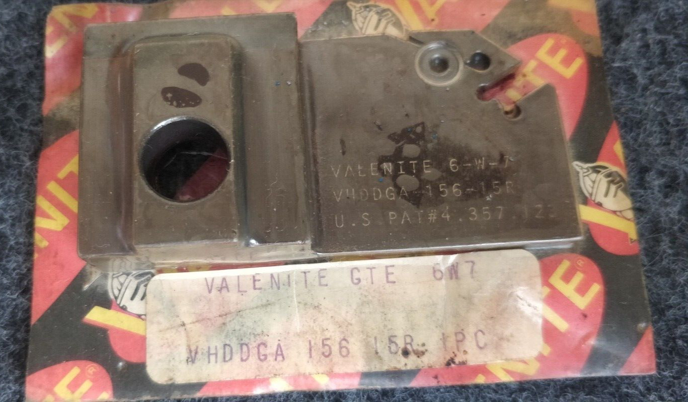 NOS Valenite VHDDGA 156-15R 6-W-7 Grooving Cut Off Blade Tool Holder