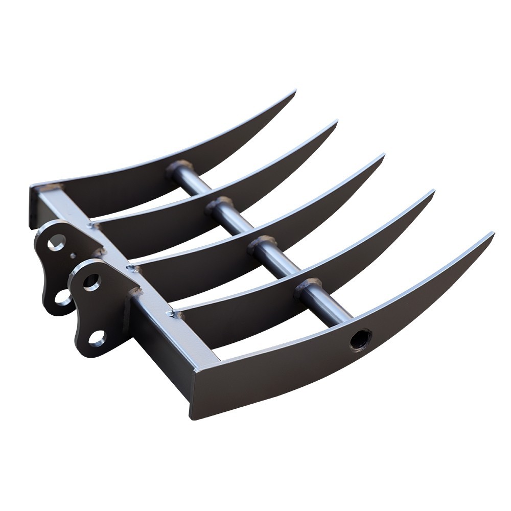 HUAYEE Mini Excavator 500mm Rake Attachment for 1-3 ton Digger with pinsx2