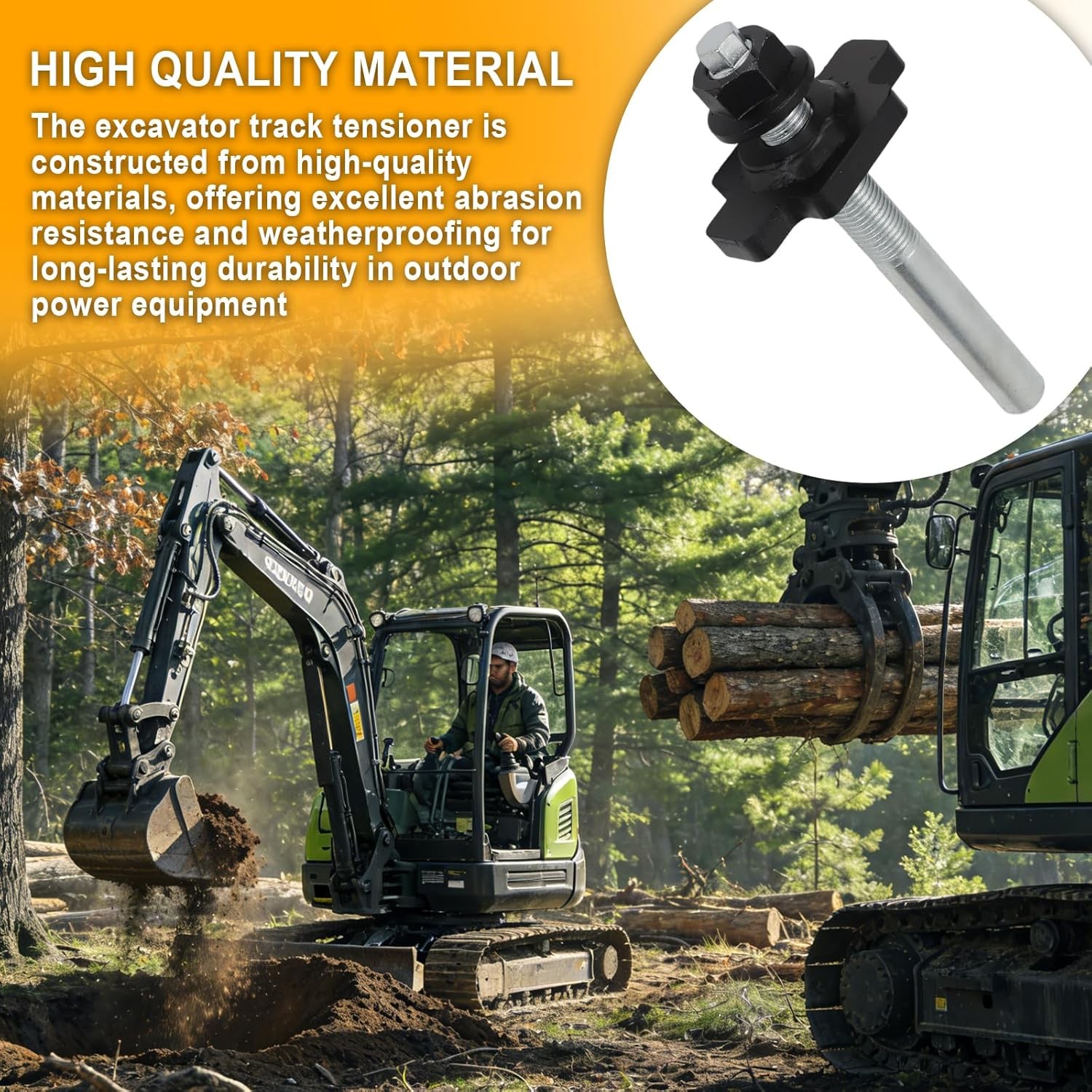 1Ton Mini Excavator Track Tensioner Adjuster for Kubota Yanmar Bobcat John Deere