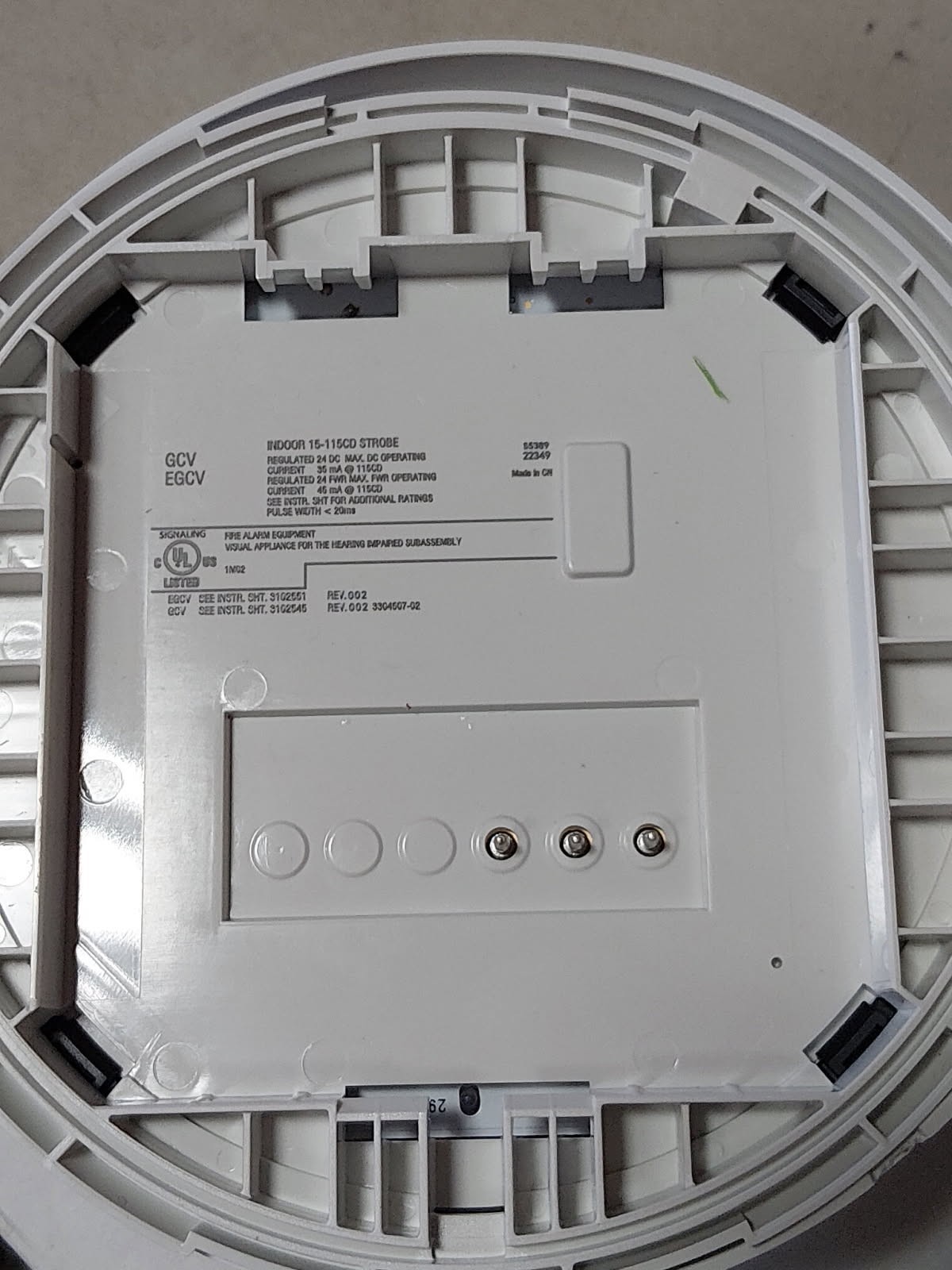 Edwards EST GCVWF Genesis GC Series LED Ceiling Strobe (Brand New)