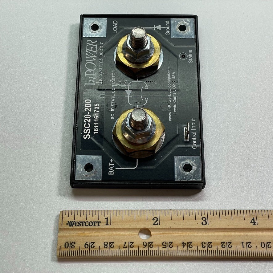 InPower SSC20-200 Solid State Disconnect Switch, 200A Over Shutdown – USA
