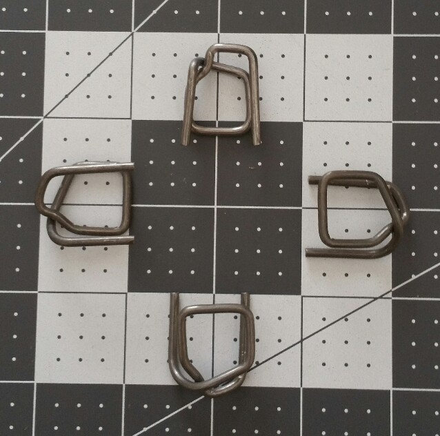 Steel Wire Buckles for 1/2″ Polypropylene Strapping – 60 pieces
