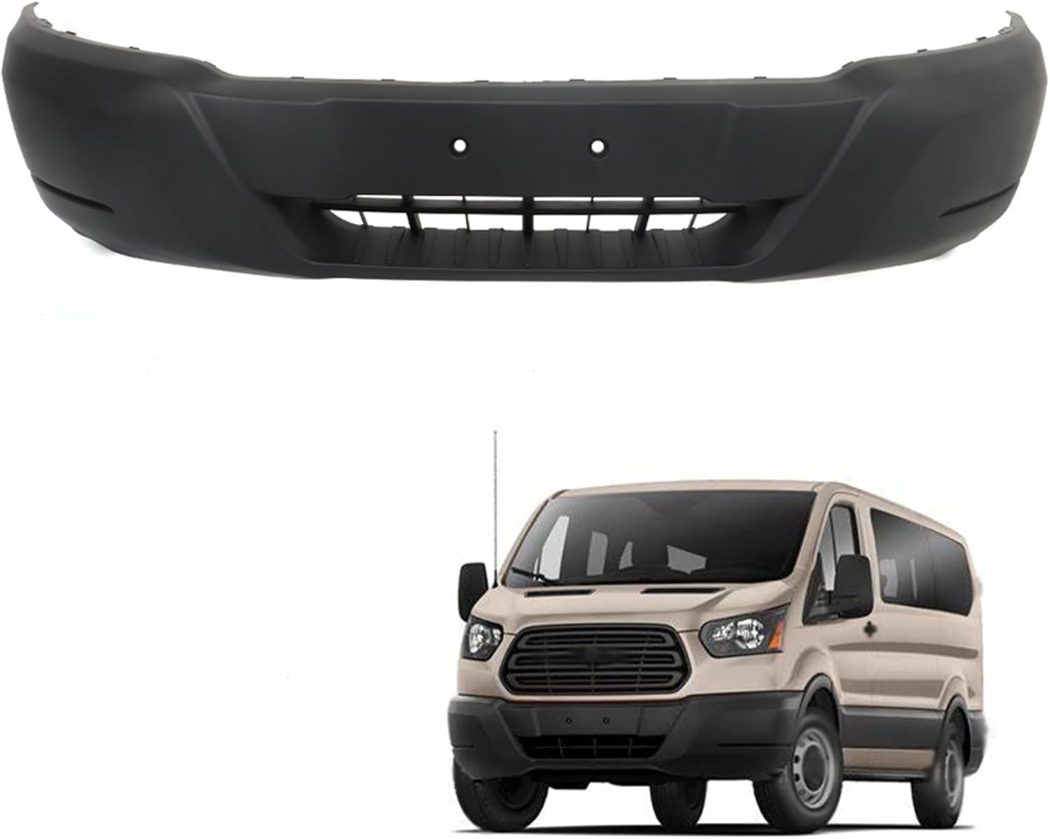 Bumper Cover Front Lower Replacement for 2015-2019 Transit-150 CK4Z17757AA FO100