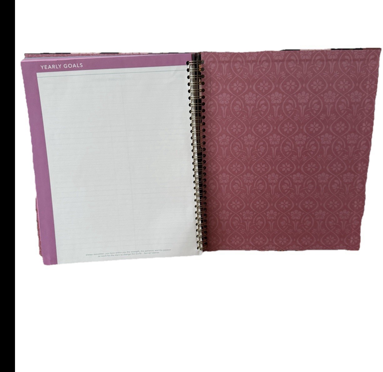 2026 Clementine 12 month Planner Peach/ Pink Floral Planner size 8×6.5” Small