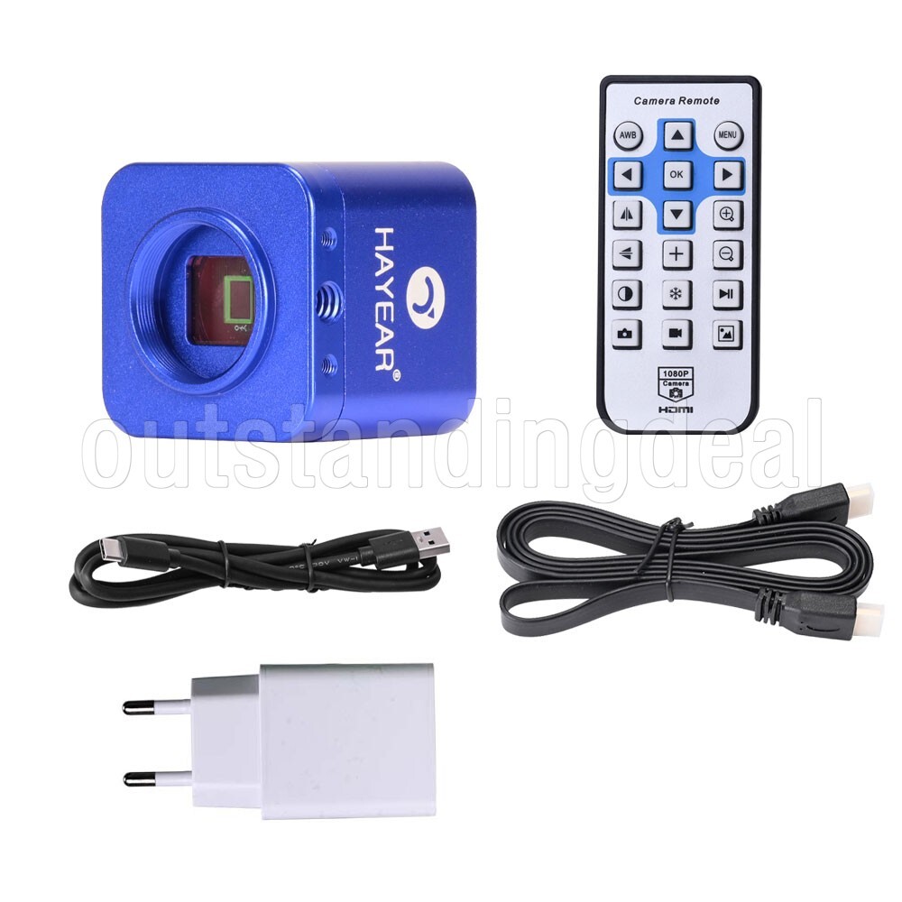 HY-5100 24MP Full HD 1080P 2K HDMI-compatible USB Microscope Industrial Camera
