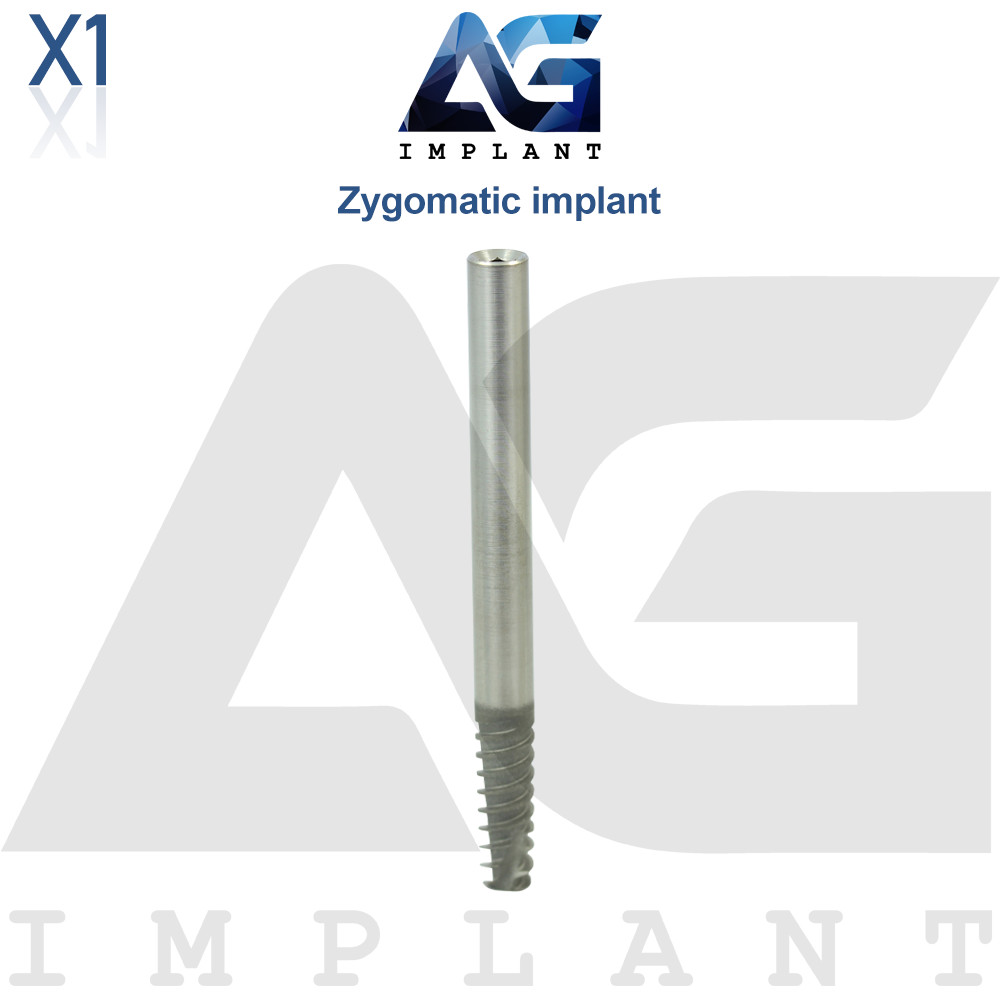 Zygomatic Fixture RBM Hexagon 2.42mm System Ø4.2mm Dental Titanium Sterilized