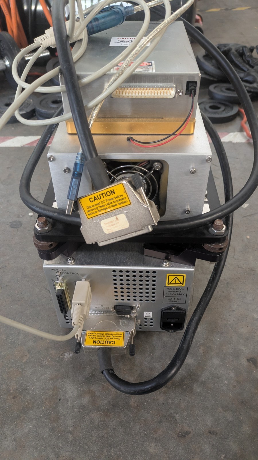 Coherent Sapphire 488-200 CDRH Laser System w/ Controller, Cables & Key – Power