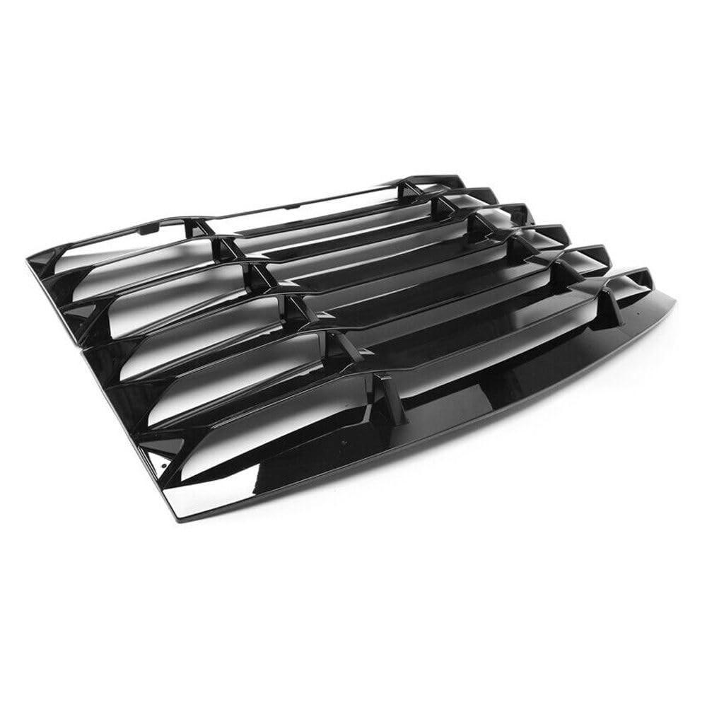2pcs Rear Side Window Cover Gloss Black ABS Dodge Charger 2011-2023 901-54998