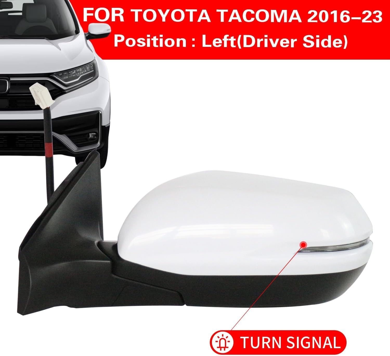 For Honda CRV 2017-2022 Side Mirror Assembly Driver Side for HONDA CR-V Accessor
