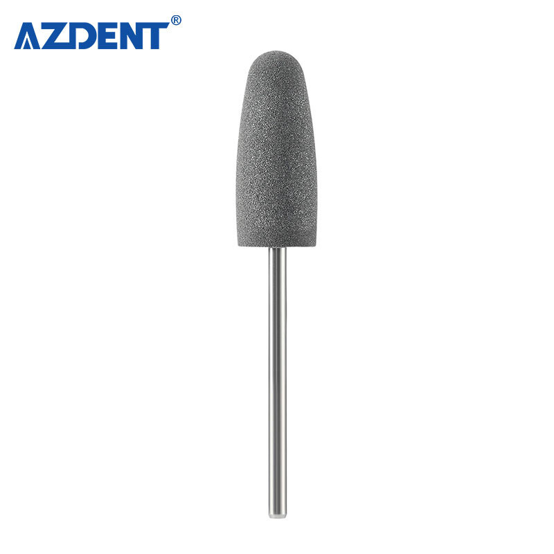 Dental Resin Base Acrylic Polishing Kit 6pcs HP Silicone Polisher+2pc Carbide