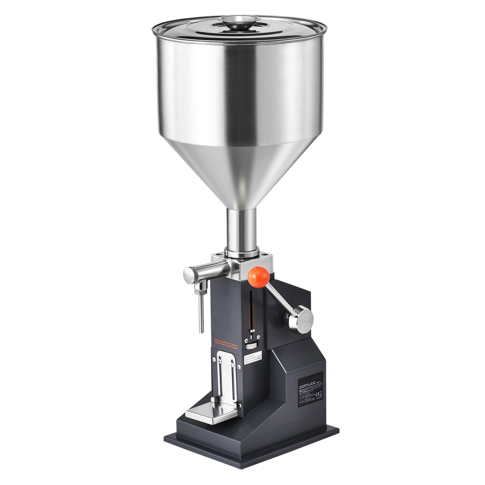 Uimoso Manual Liquid and Paste Filling Machine, Adjustable 5-100ml Capacity