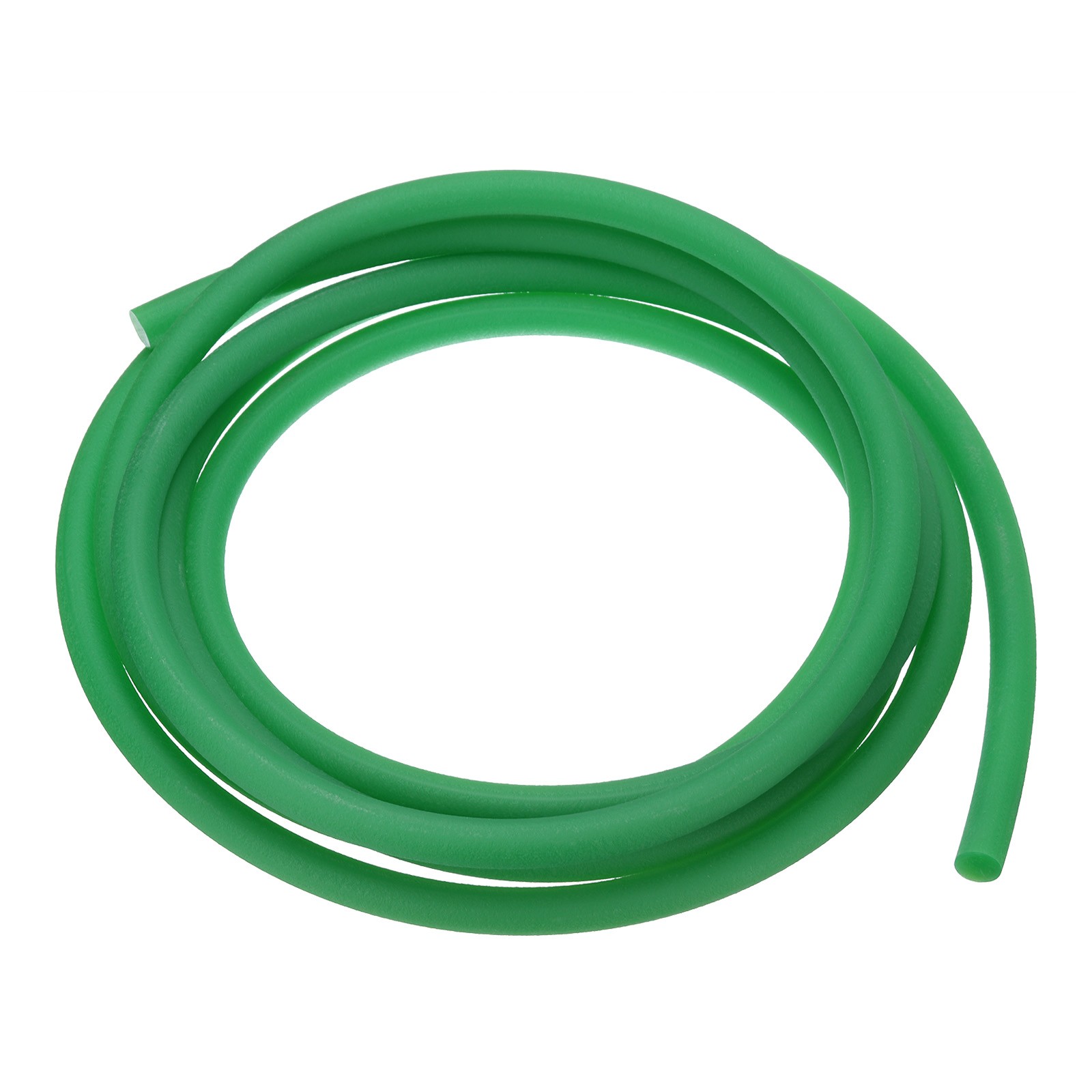 Polyurethane Round Belts 10mm Dia, 3 Meters (10ft) Length (Rough Surface, Green)