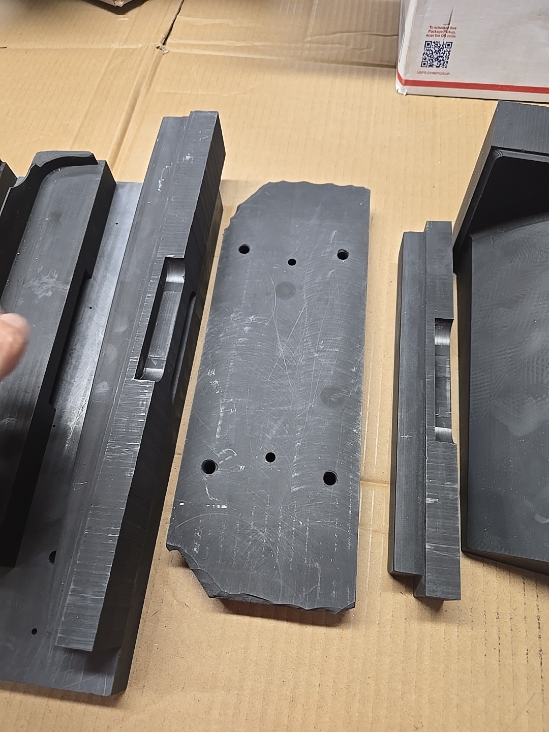 POCO EDM GRAPHITE 7 Large pieces 42 lbs Lot #4