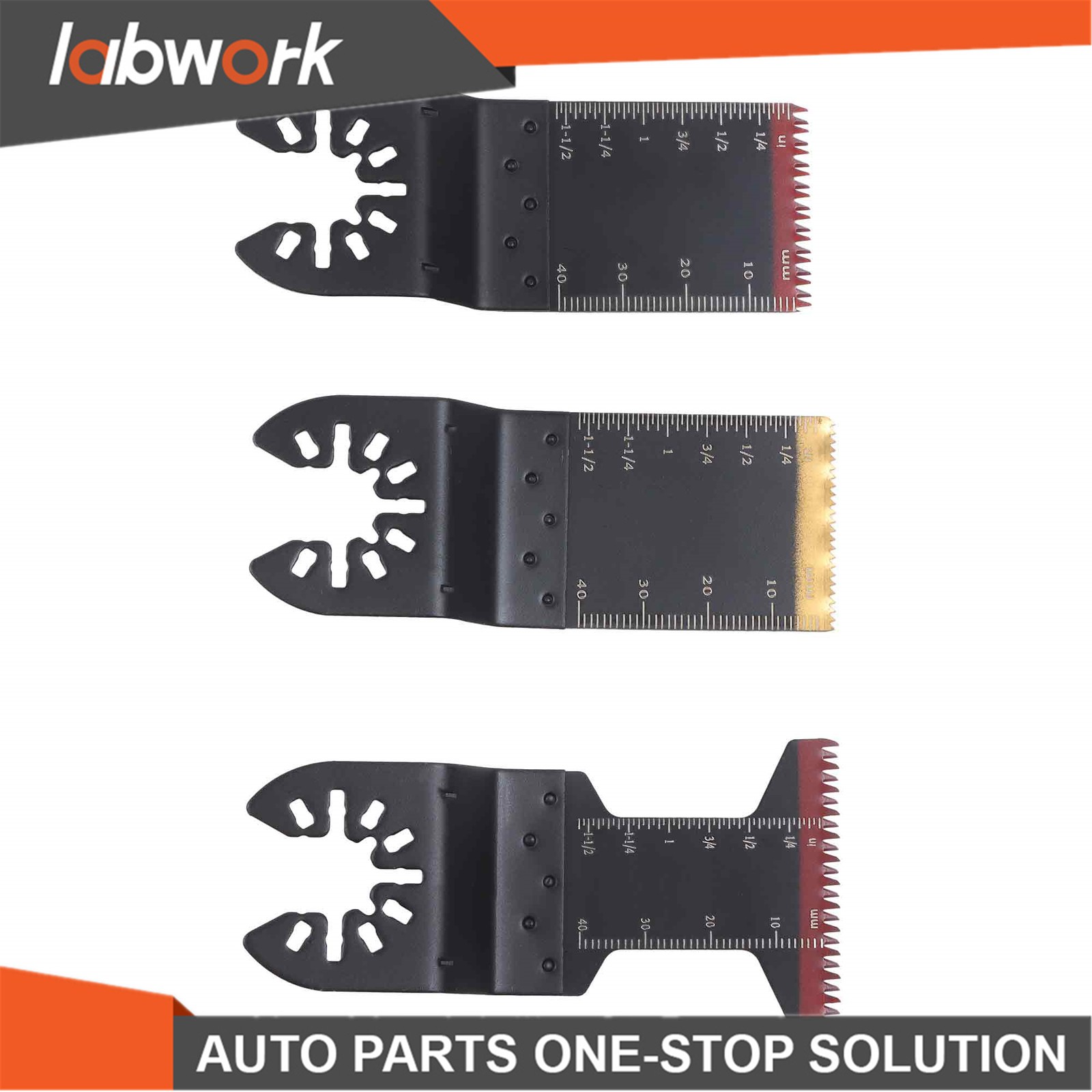 Labwork 100 Pack Multitool Blades Kit Japanese Tooth Oscillating Saw Blades