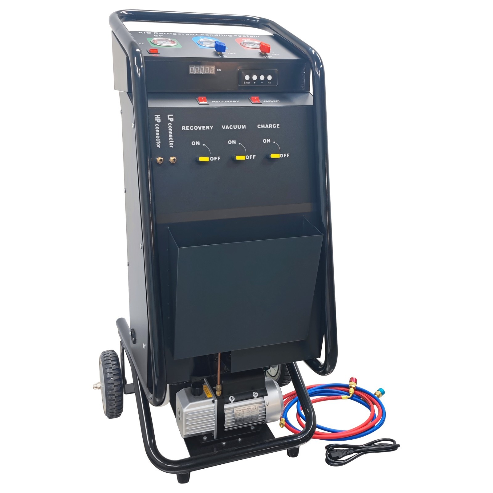 A/C Refrigerant Filler Car Air Conditioner Recovery Recycling Recharging Machine
