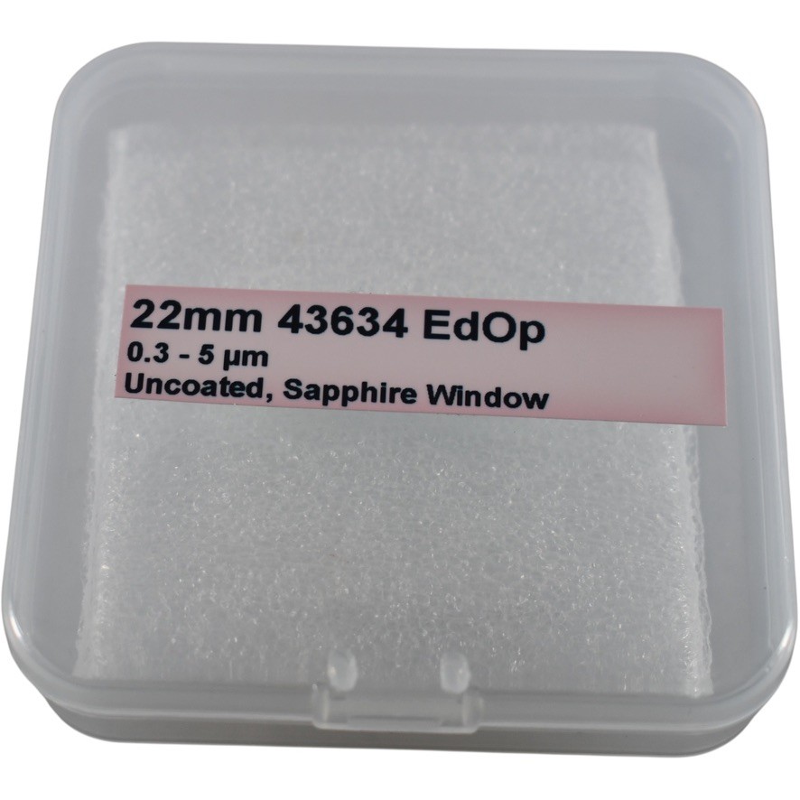 NEW Edmund Optics 43634 22mm Uncoated Sapphire Optical Window 0.3-5um 43-634