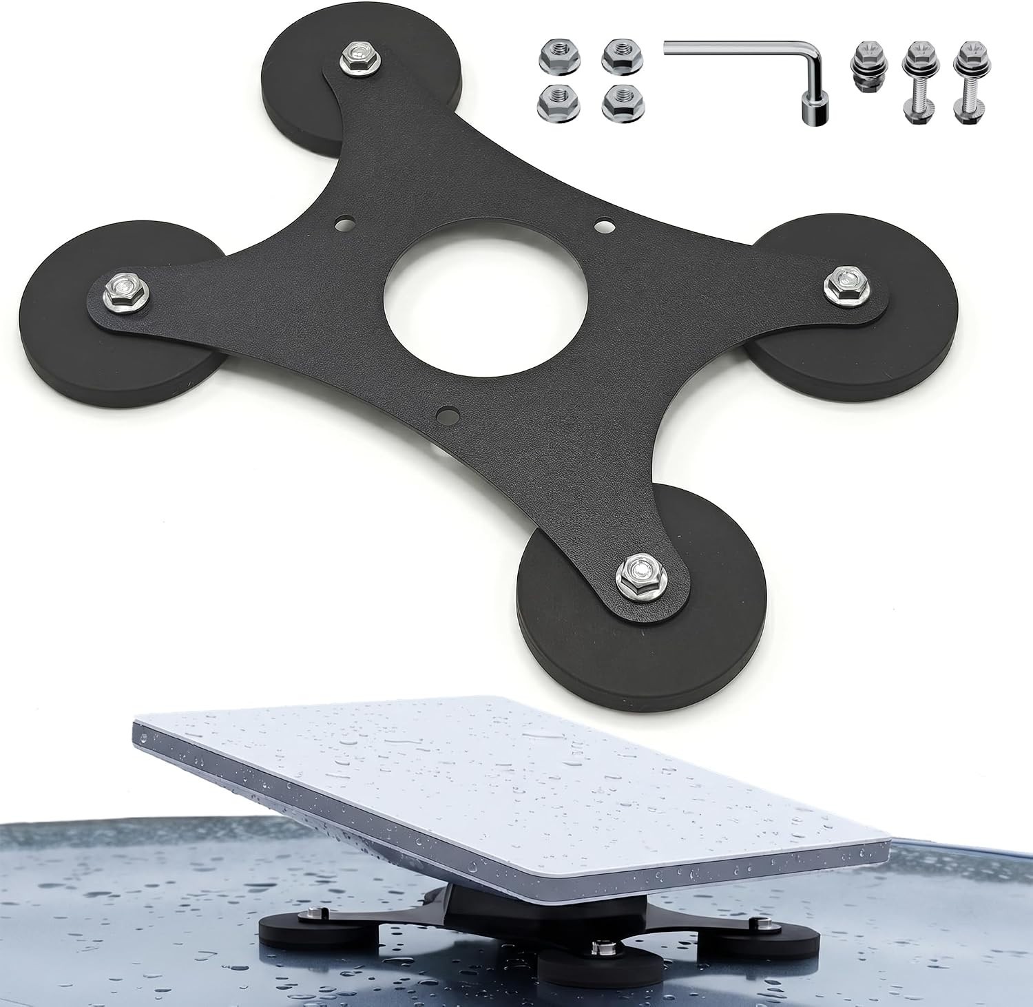 2025 Starlink Mini Magnetic Mount – with 4 Magnet Strong 202Lbs Mounting Kit